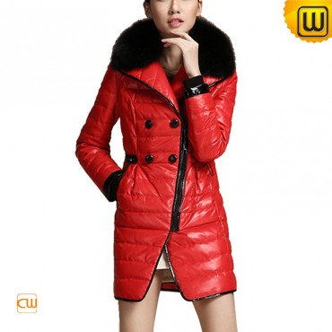 Red Leather Coat - jackets.cwmalls.com