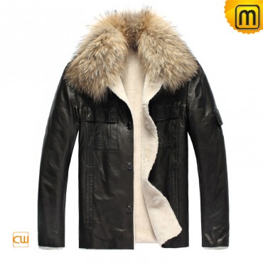 Fur Lined Leather Jackets For Men jackets.cwmalls.com