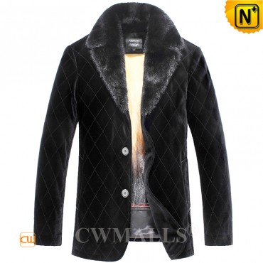 Men Mink Fur Coat CW890122 jackets.cwmalls.com