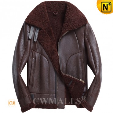 Shearling B-3 Bomber Jacket CW808386 jackets.cwmalls.com