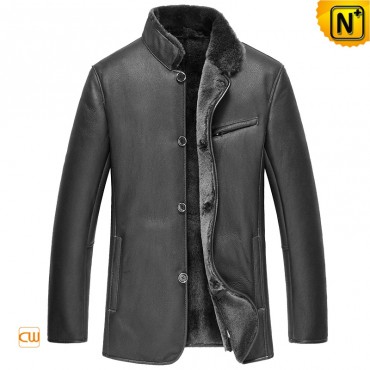 sheepskin leather jacket CW852205 jackets.cwmalls.com