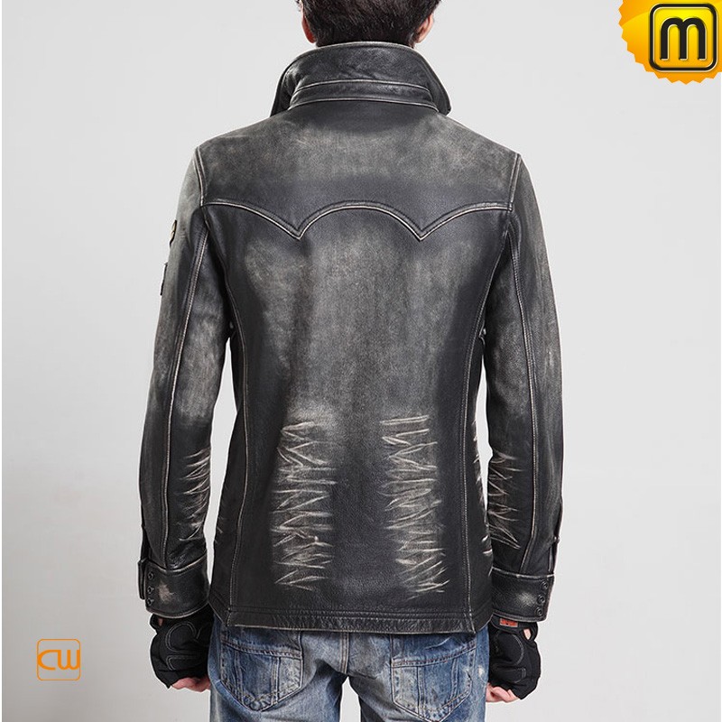 Vintage Italian Leather Jacket for Men CW850237