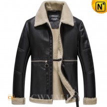 Sheepskin Aviator Jacket CW808533 jackets.cwmalls.com