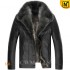 CWMALLS® Multifunctional Leather Shearling Jacket CW890101