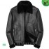 CWMALLS® Custom Sheepskin Shearling Bomber Jacket CW823661