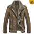 CWMALLS® Mens Shearling Leather Bomber Jackets CW819427