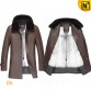 2 in 1 Fur Leather Trench Coat CW818323 | jackets.cwmalls.com
