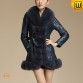 Women Leather Coat with Fur Trim JACKETS.CWMALLS.COM