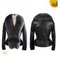 women's Fur Trimmed Leather Jacket -jackets.cwmalls.com