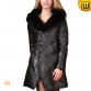 Women's Leather Down Coat-jackets.cwmalls.com