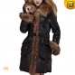 Women Fur Trim Coat - jackets.cwmalls.com