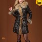 Women Fur Trim Coat - jackets.cwmalls.com