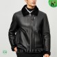 Black shearling bomber jacket Men CW823661 | Jackets.cwmalls.com