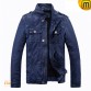 Classic Blue Motorcycle Leather Jacket-jackets.cwmalls.com