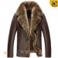 Fur Trimmed Shearling Jacket CW890105 jackets.cwmalls.com