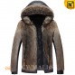 Hooded Fur Leather Jacket CW890317 jackets.cwmalls.com