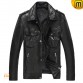 Leather Bomber Jacket Black CW850105 jackets.cwmalls.com