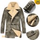 Men leather fur coat CW878091 jackets.cwmalls.com