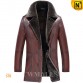 Leather Shearling Trench Coat CW890012 jackets.cwmalls.com