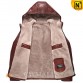 Mens Shearling Hooded Jacket CW818202 | jackets.cwmalls.com
