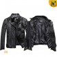Quilted Men Leather Jacket