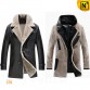 Shearling Leather Pea Coat CW890013 jackets.cwmalls.com