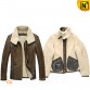 Sheepskin Bomber Jacket CW809215 jackets.cwmalls.com