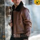Sheepskin Motorcycle Jacket CW818505 jackets.cwmalls.com