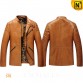 Tan Leather Motorcycle Jacket CW850403 www.cwmalls.com