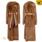 Toscana Shearling Robe Coat CW618018 jackets.cwmalls.com