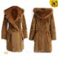 Toscana Sheepskin Coat with Hood CW618016 jackets.cwmalls.com